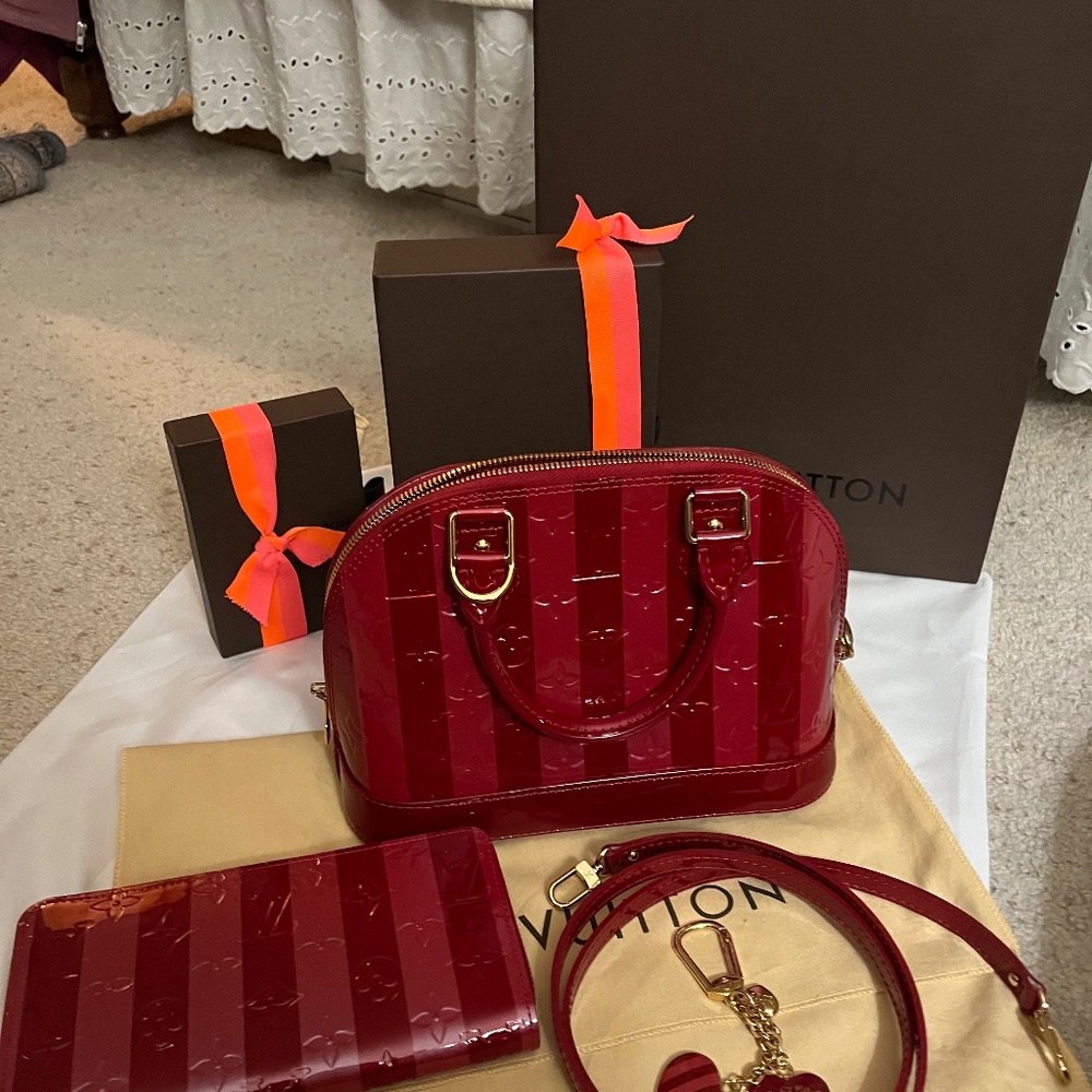 Louis Vuitton Alma Rayures Valentines Vintage